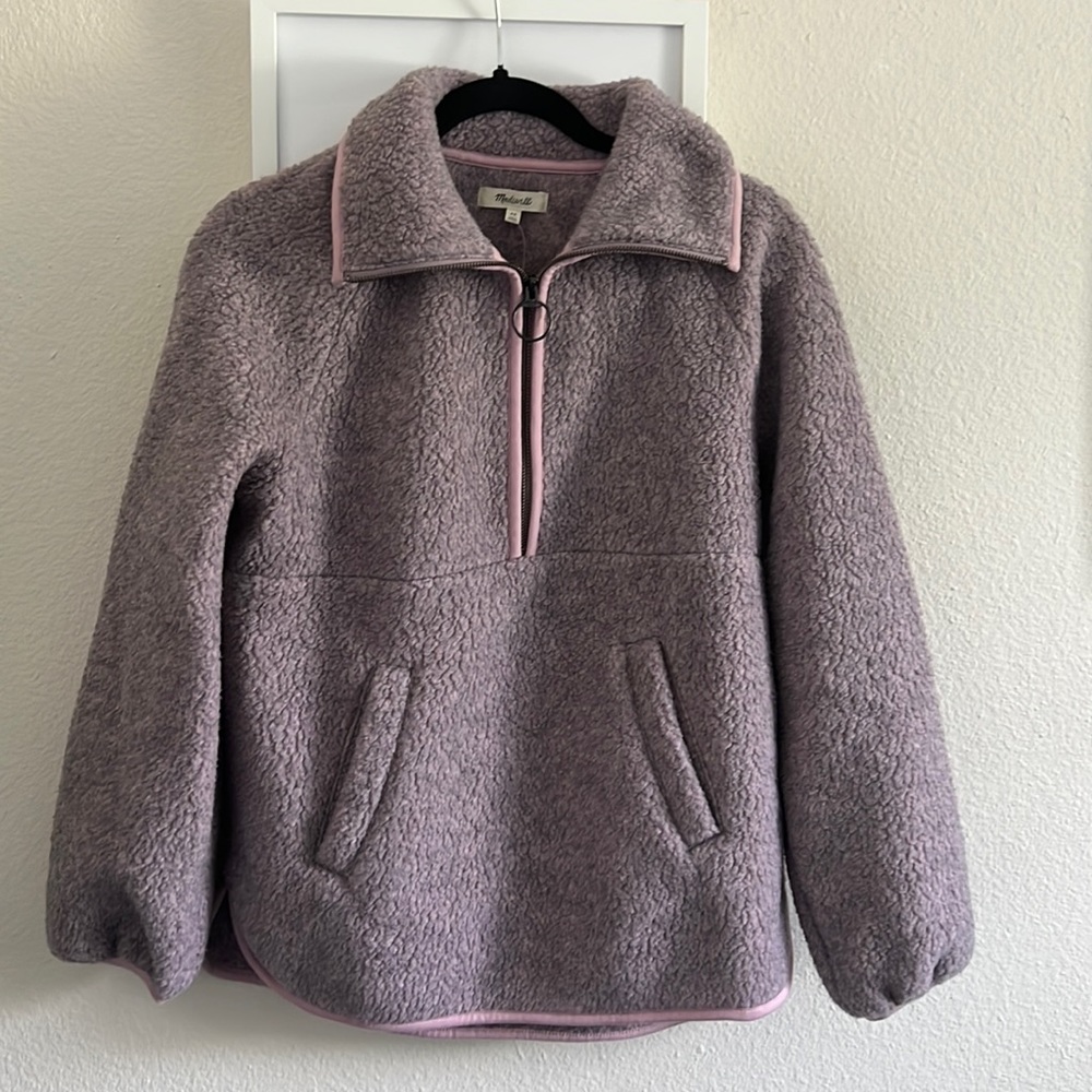 Polartec® Fleece Half-Zip Jacket by Madewell never been worn with tags